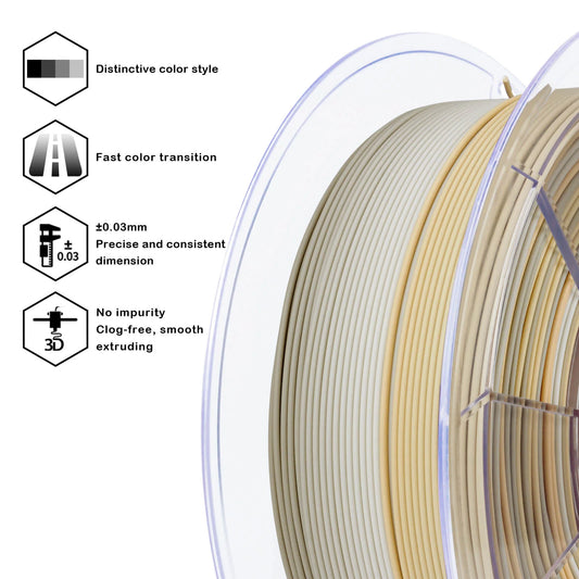 Beige Shell Gradient Matte Filament
