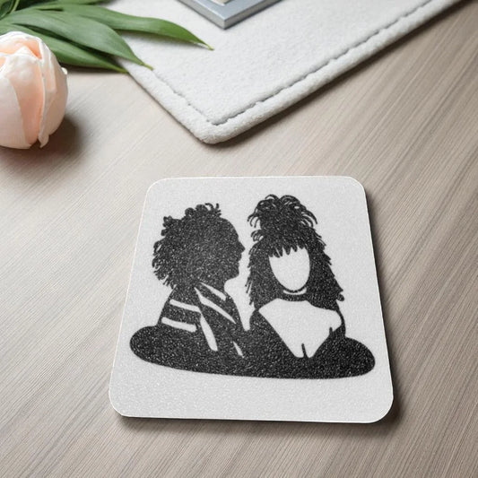 Beetlejuice Silhouette Coaster