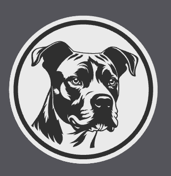 American Staffordshire Terrier Coaster