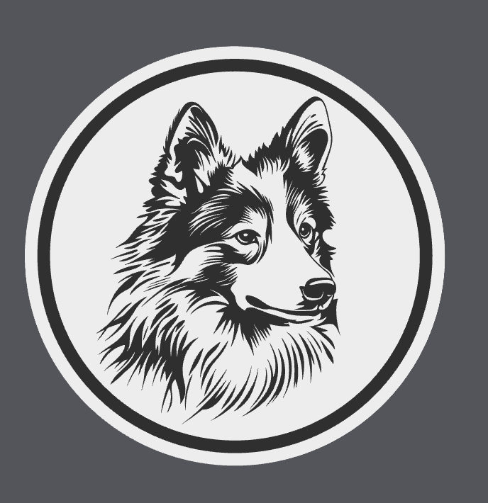 Icelandic Sheepdog Coaster