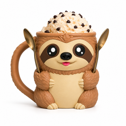 Sloth Ice Cream Tub Holder