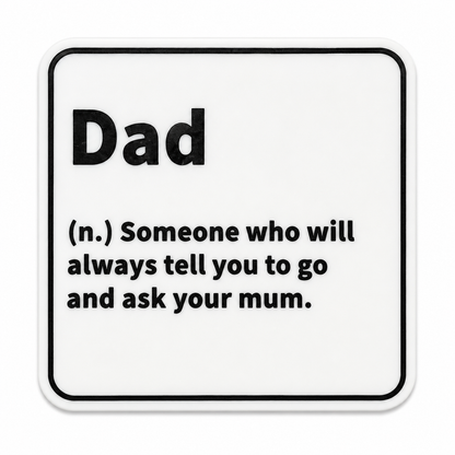 Dad Noun Coaster