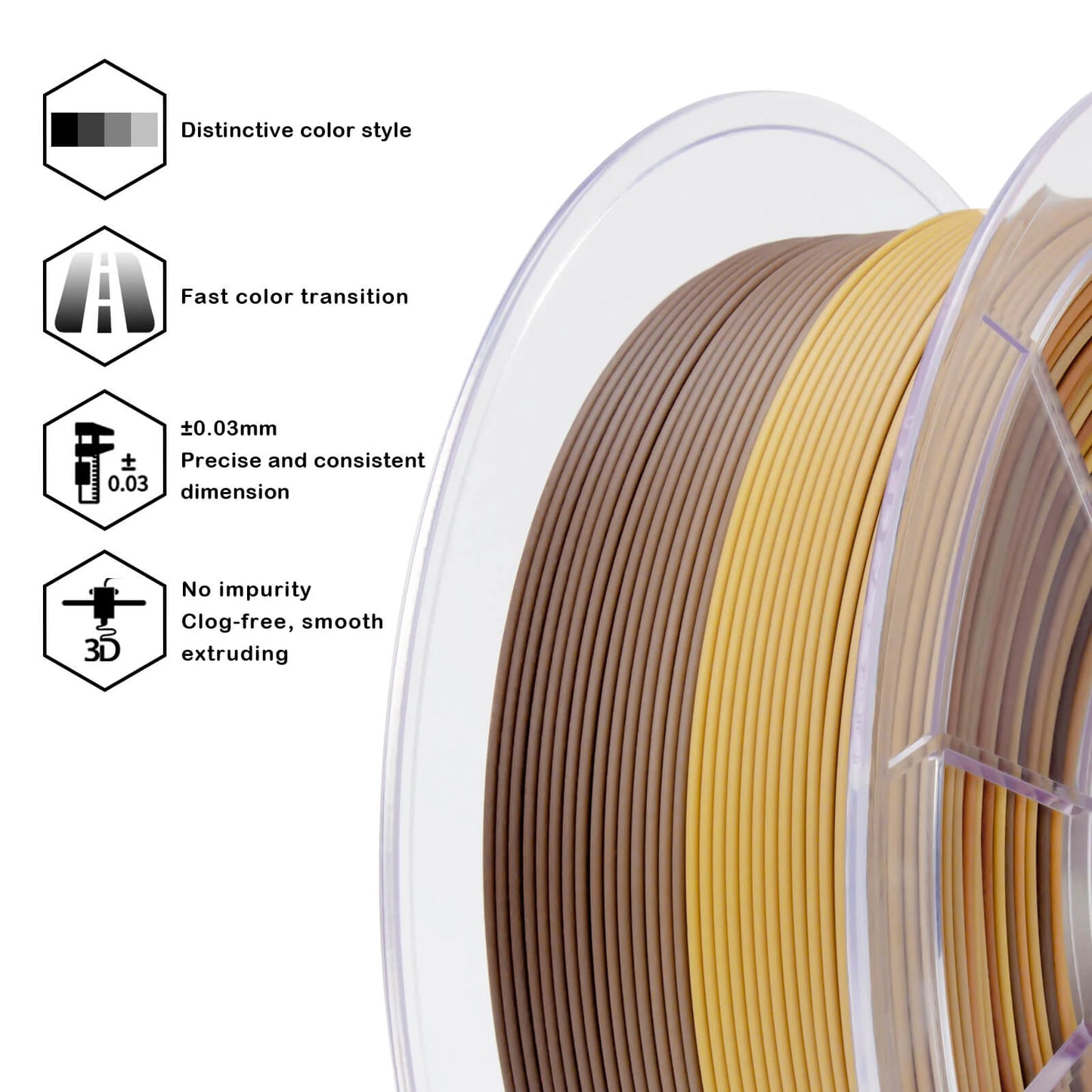 Castle Brick Gradient Matte Filament
