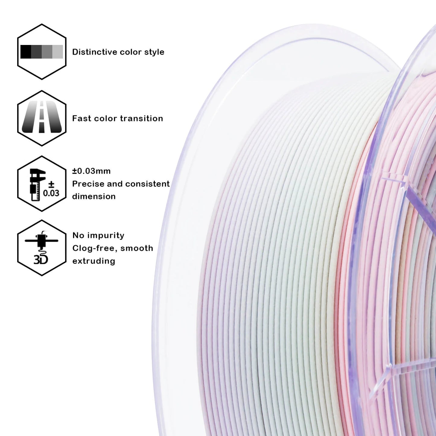 Morandi Gradient Matte Filament