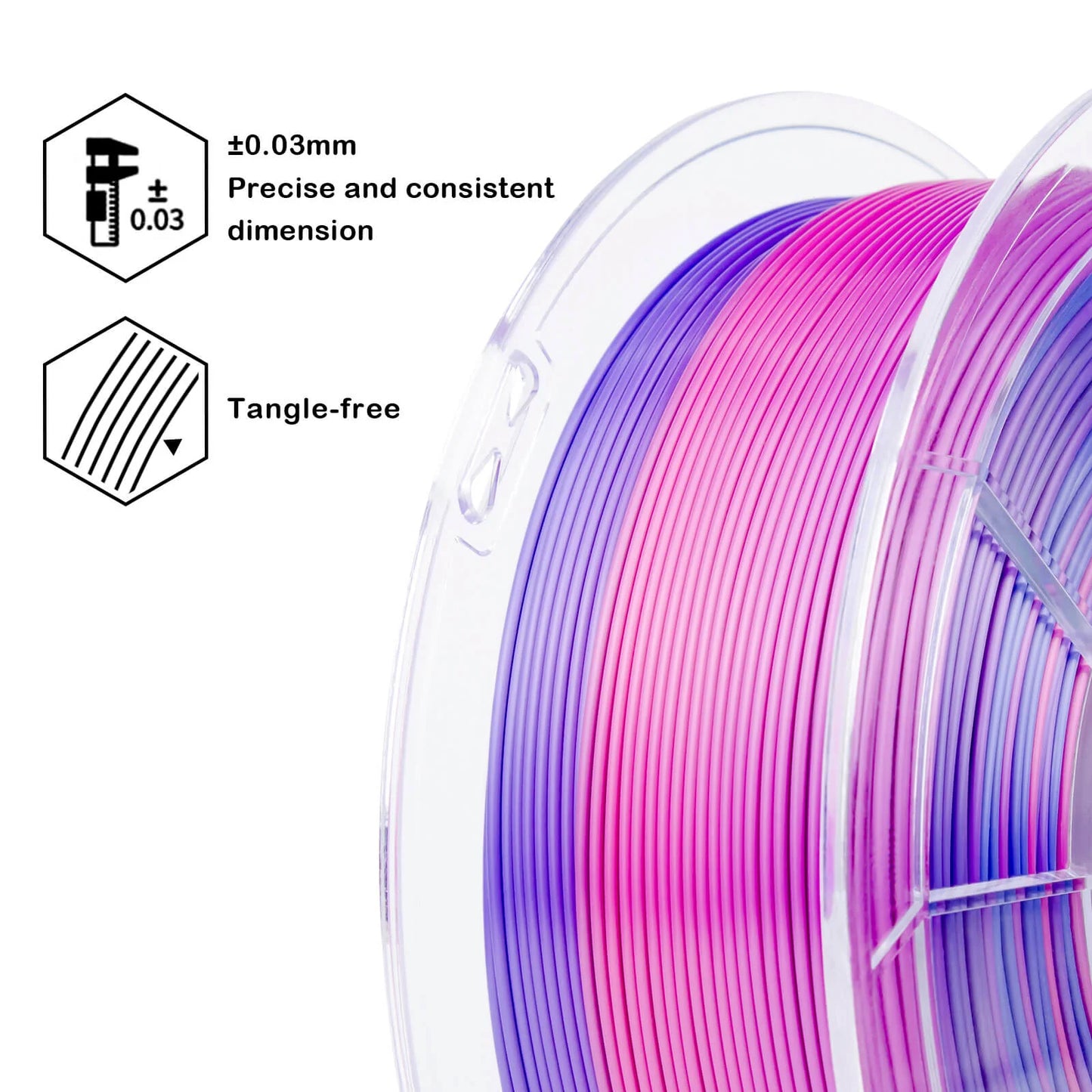 Romantic Gradient Silk Filament