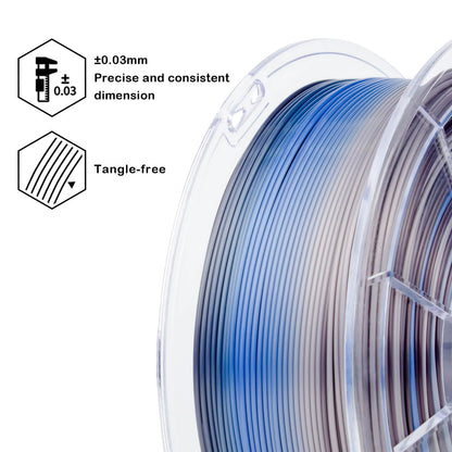 Steady Gradient Silk Filament