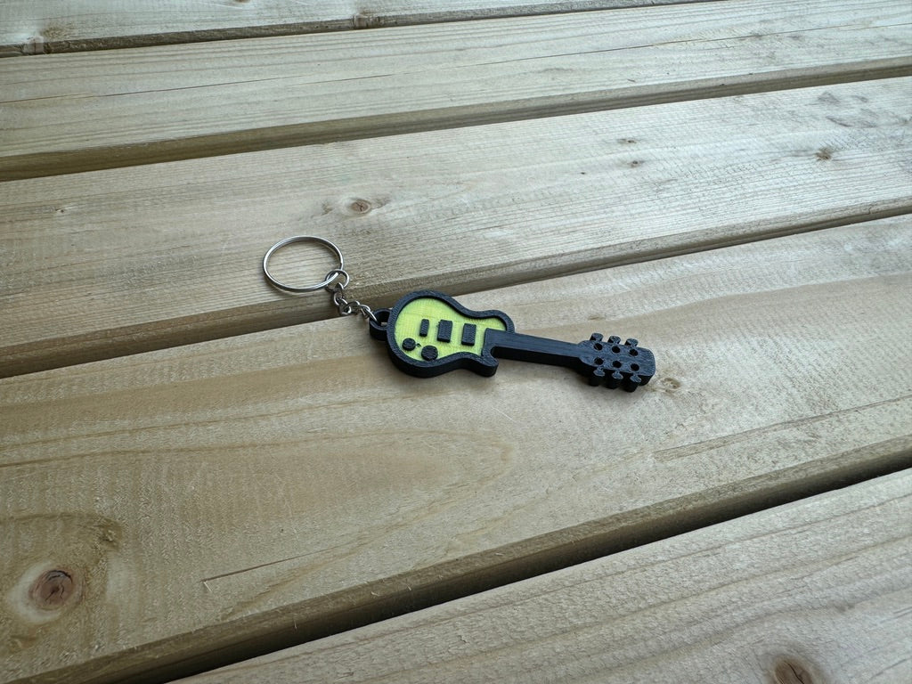 Guitar Keychain