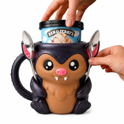 Bat Ice Cream Tub Holder
