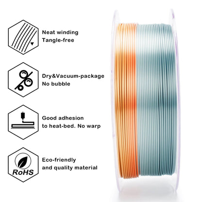 Mellow Horizon Gradient Silk Filament