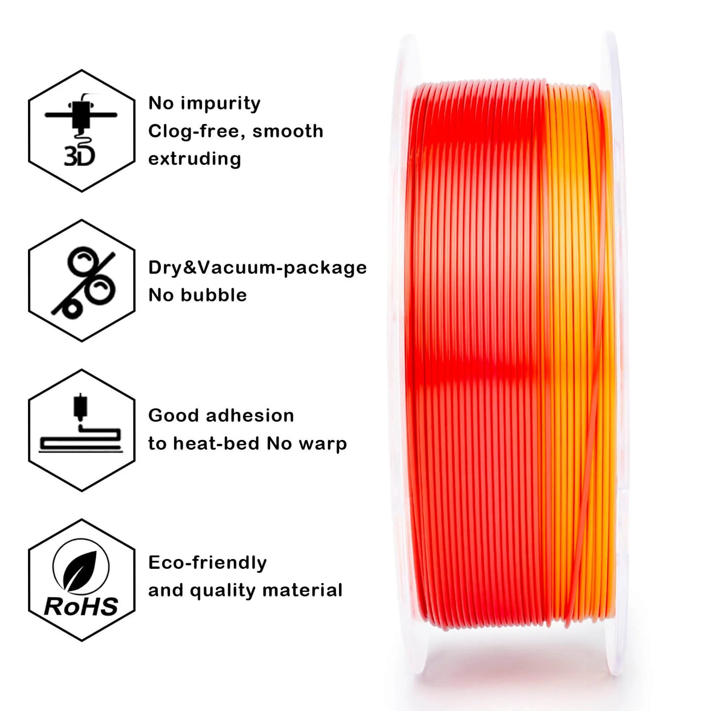Passionate Gradient Silk Filament