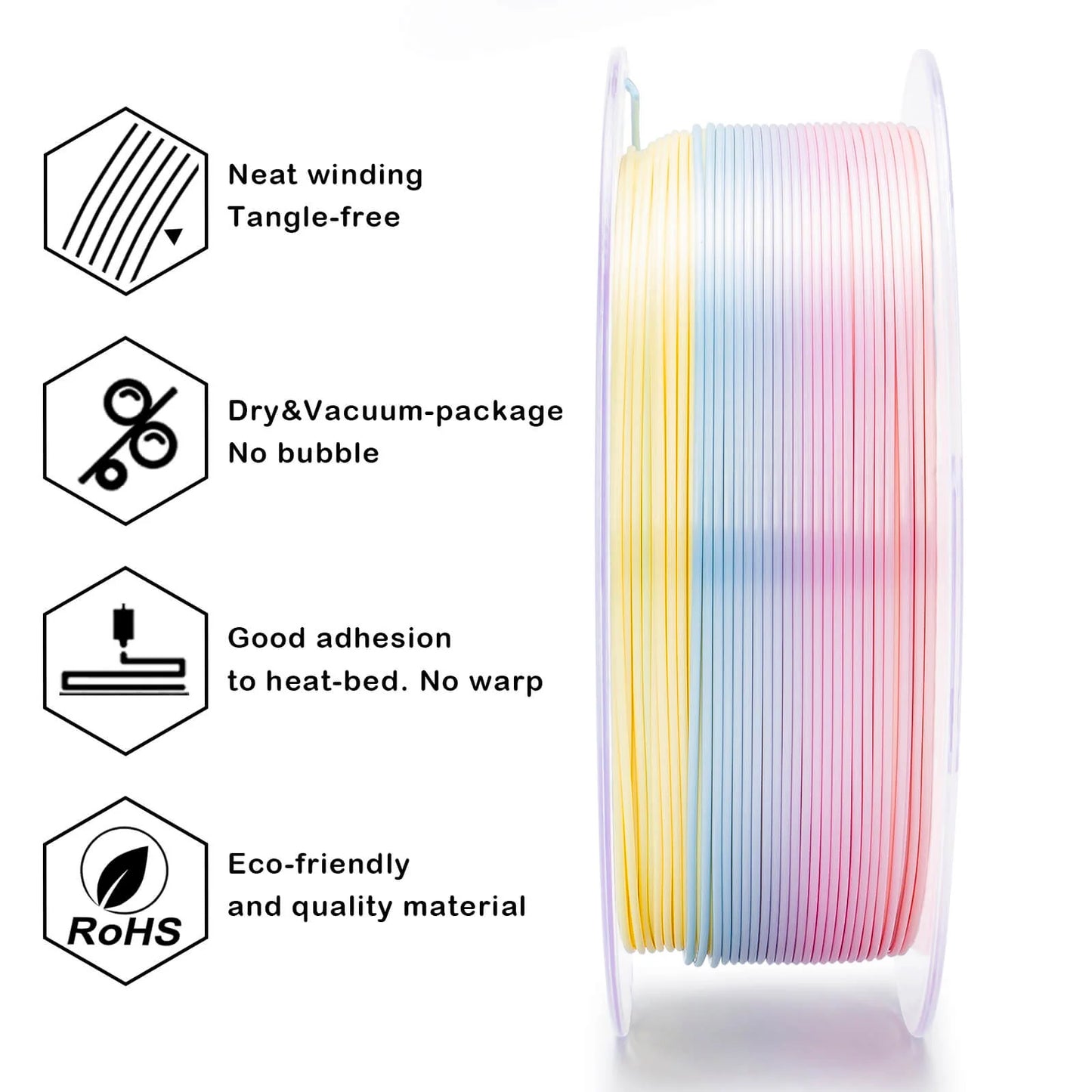 Candy Gradient Silk Filament