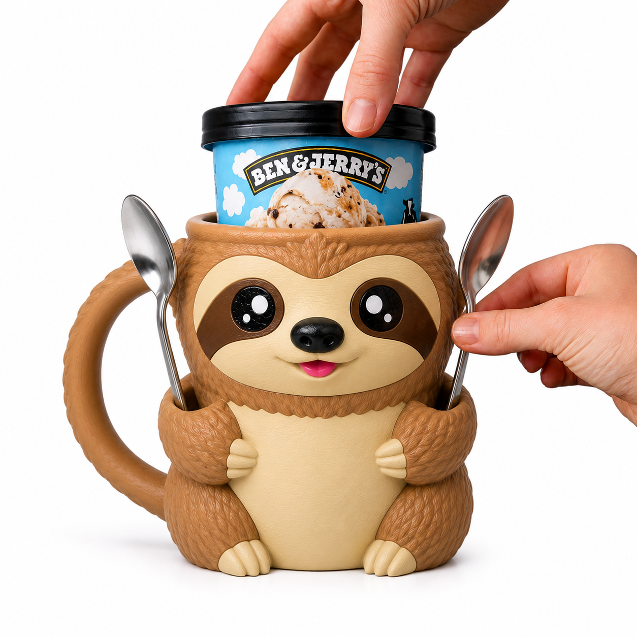 Sloth Ice Cream Tub Holder