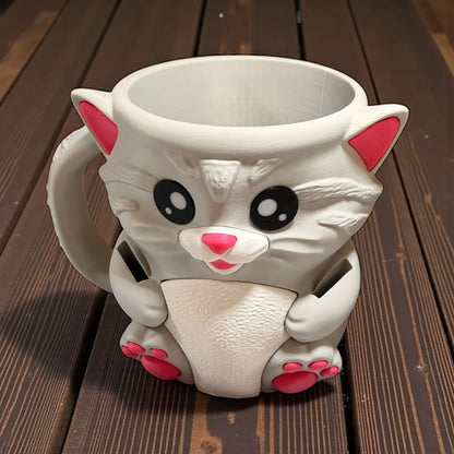 Cat Ice Cream Tub Holder