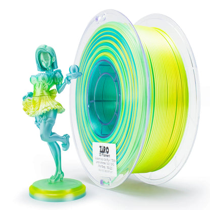 Lemon Shimmer Gradient Silk Filament