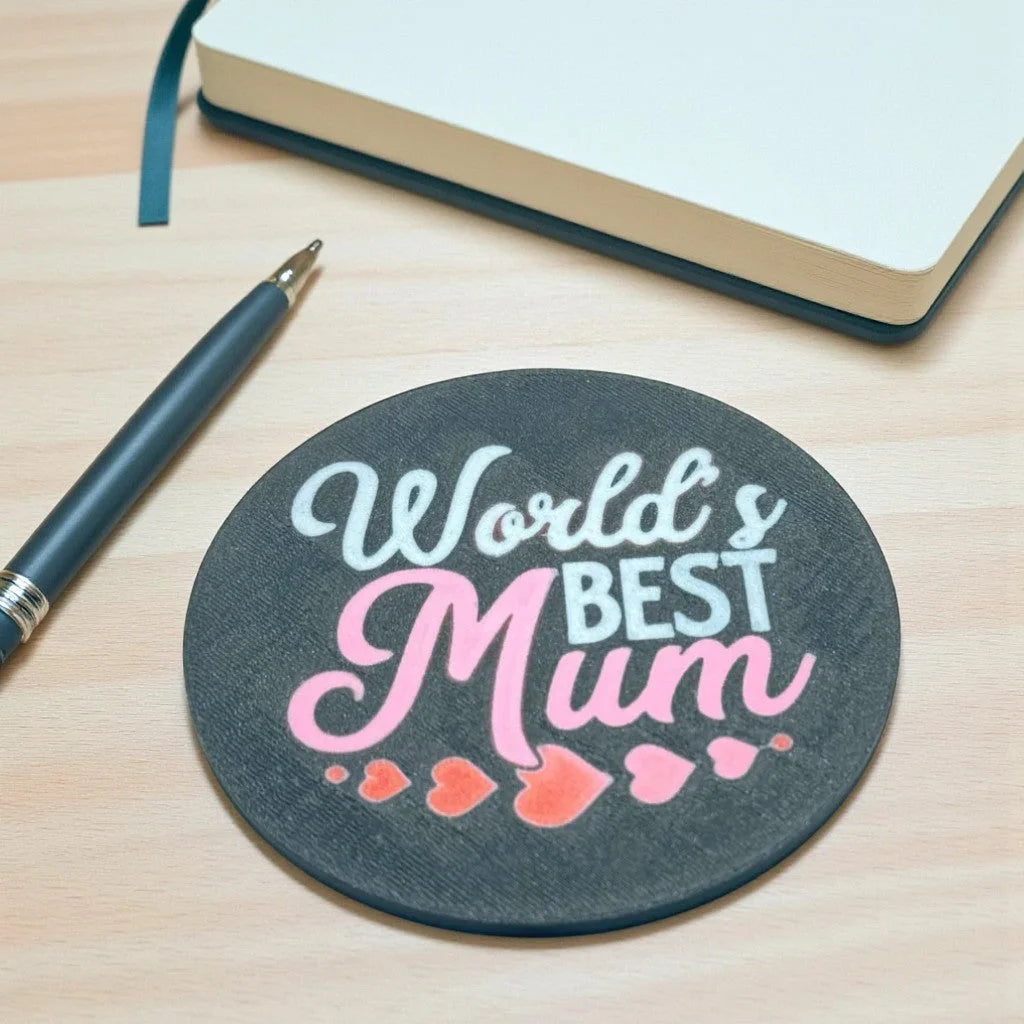 Worlds Best Mum Coaster
