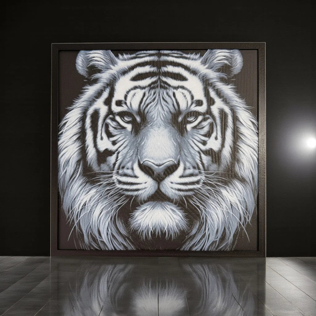 Tiger Framed 3D Art Print