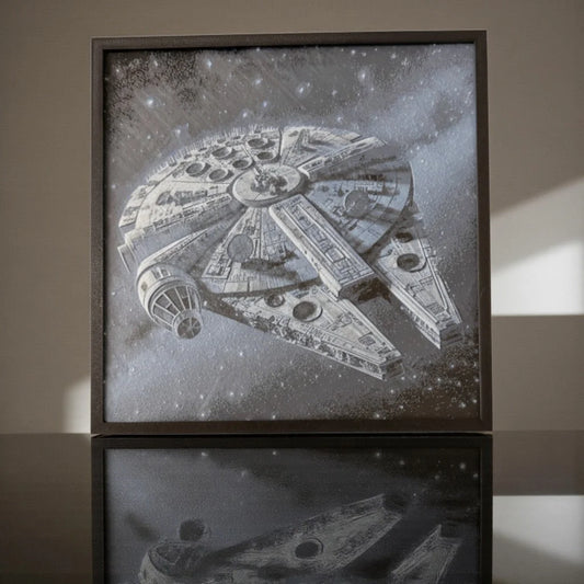 Galaxy Freighter Framed 3D Fan Art Print