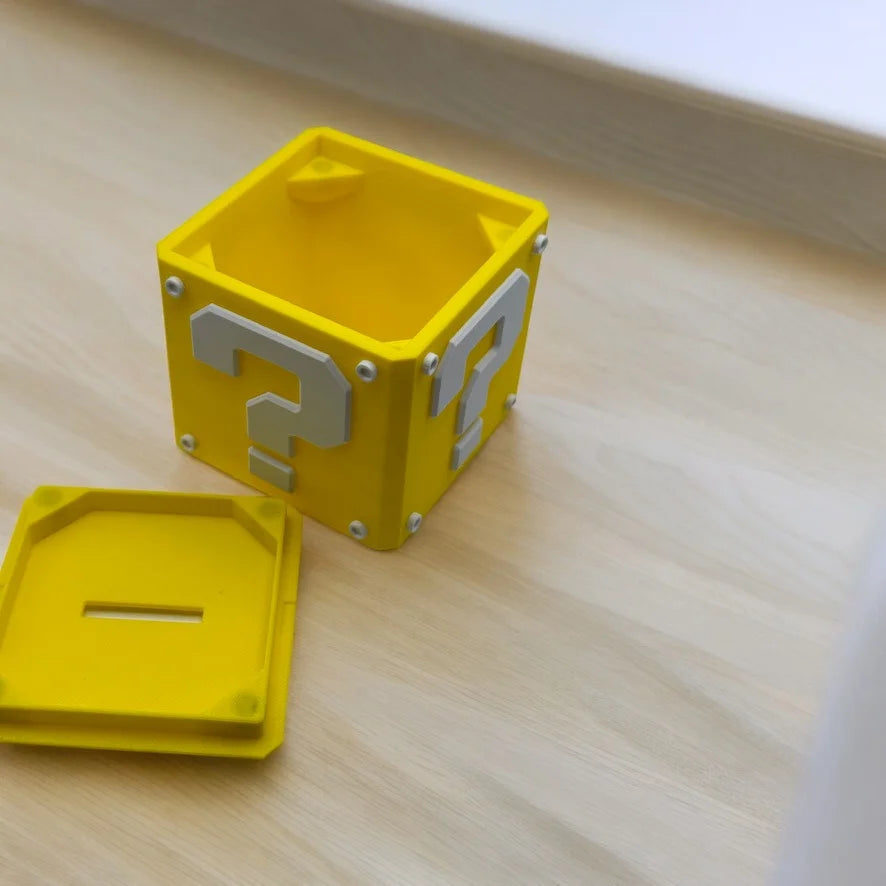 Retro Gaming Coin Block Money Box