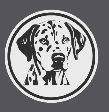 Dalmatian Coaster