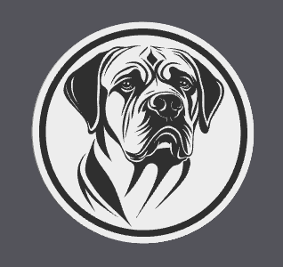 English Mastiff Coaster