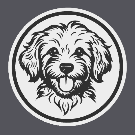 Goldendoodle Coaster