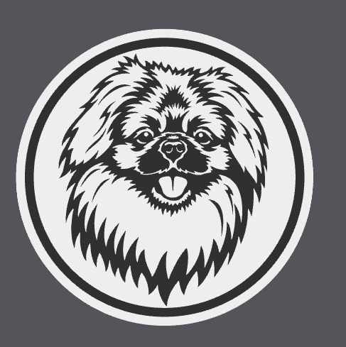 Pekingese Coaster