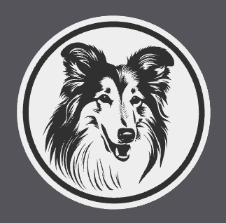 Rough collie Coaster