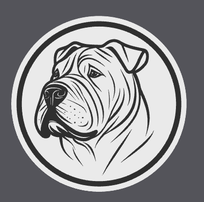 Shar Pei Coaster