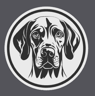 Weimaraner Coaster