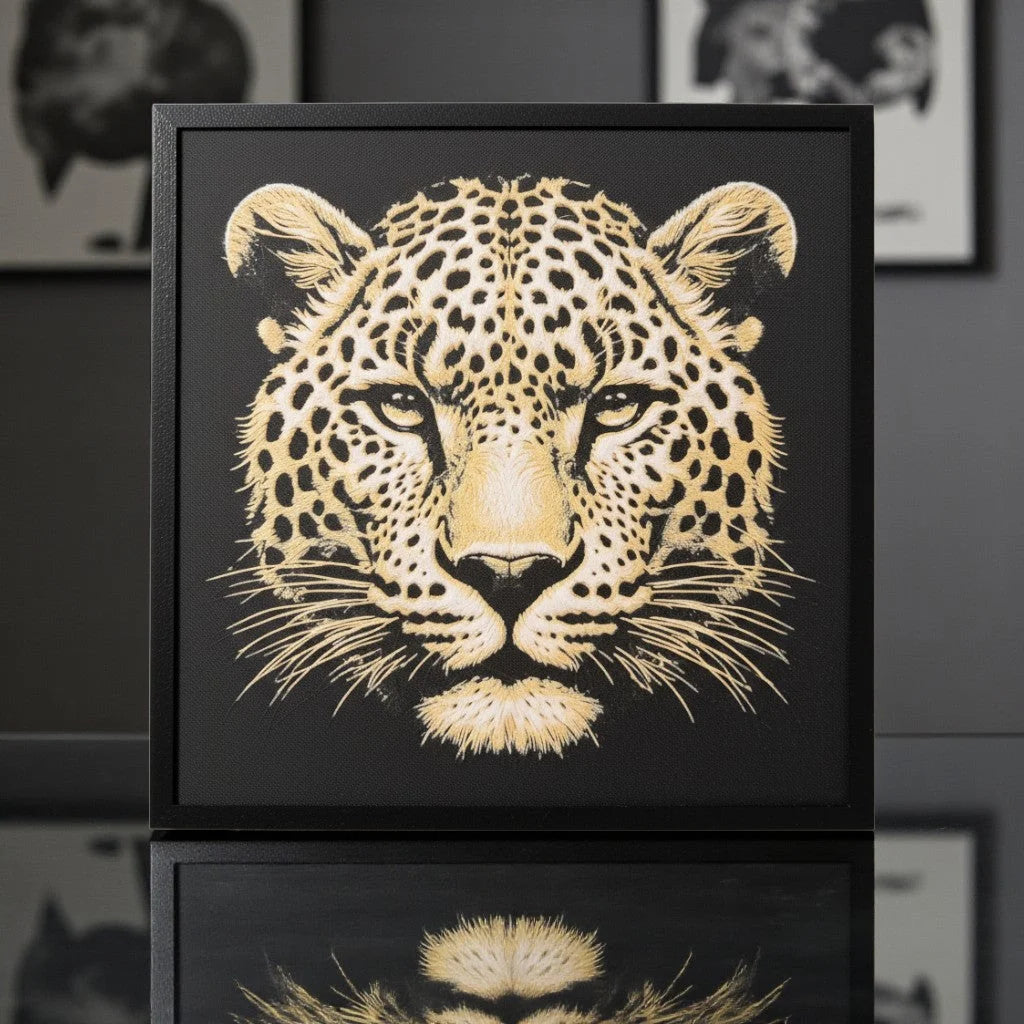 Cheetah Framed 3D Art Print