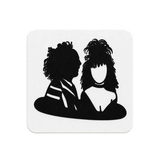 Beetlejuice Silhouette Coaster