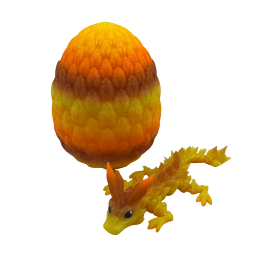 Dragon Egg with Baby Dragon