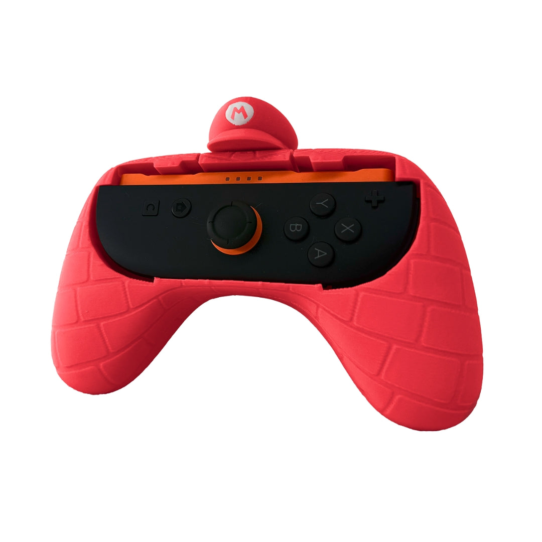 Mario-Inspired Joy-Con Grip for Nintendo Switch 2
