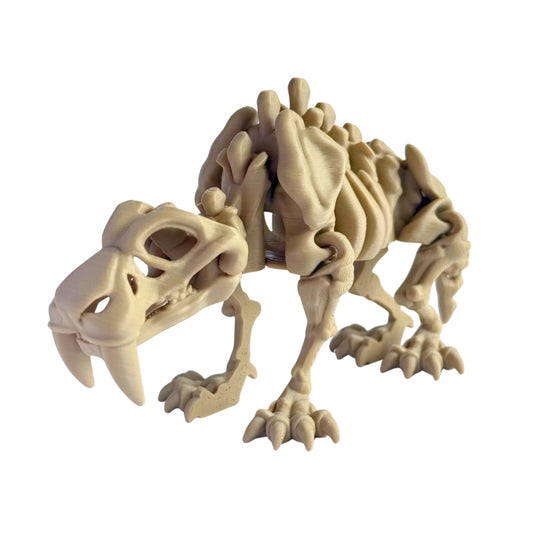 Skeleton Sabre Tooth Dinosaur