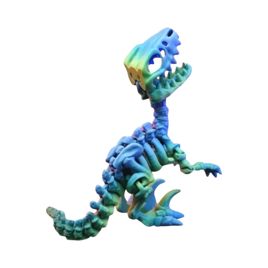 Skeleton Raptor Dinosaur